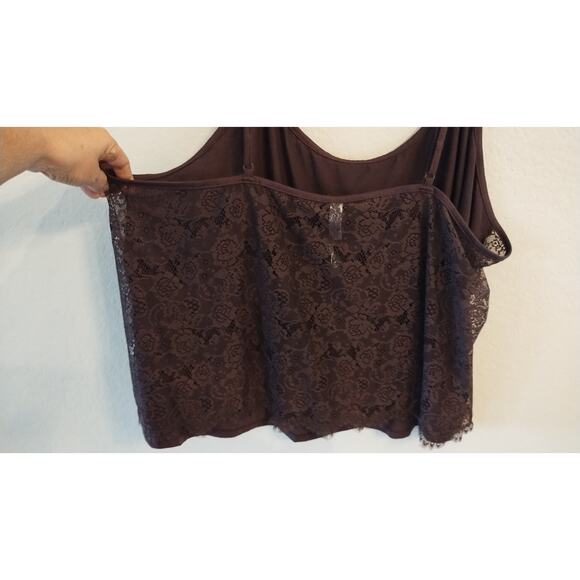 NWT Adore Me Top Cami Tank Marrón 4X - Picture 3 of 10